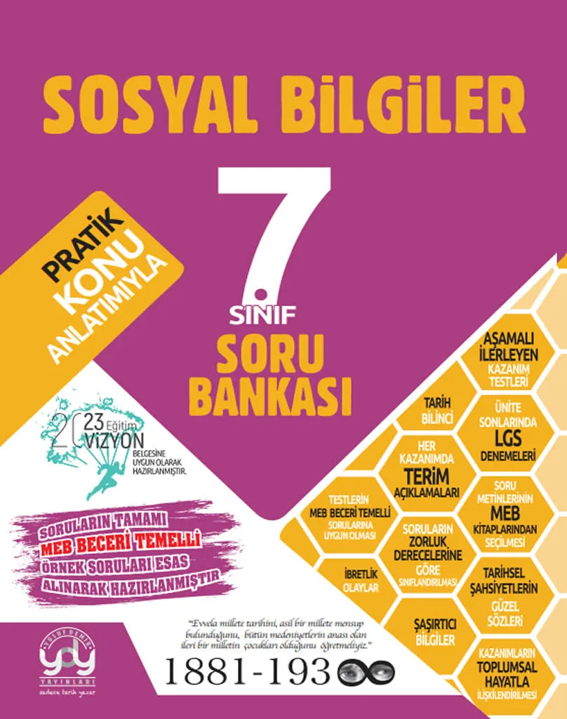 Sosyal Bilgiler Soru Bankası 7. Sınıf