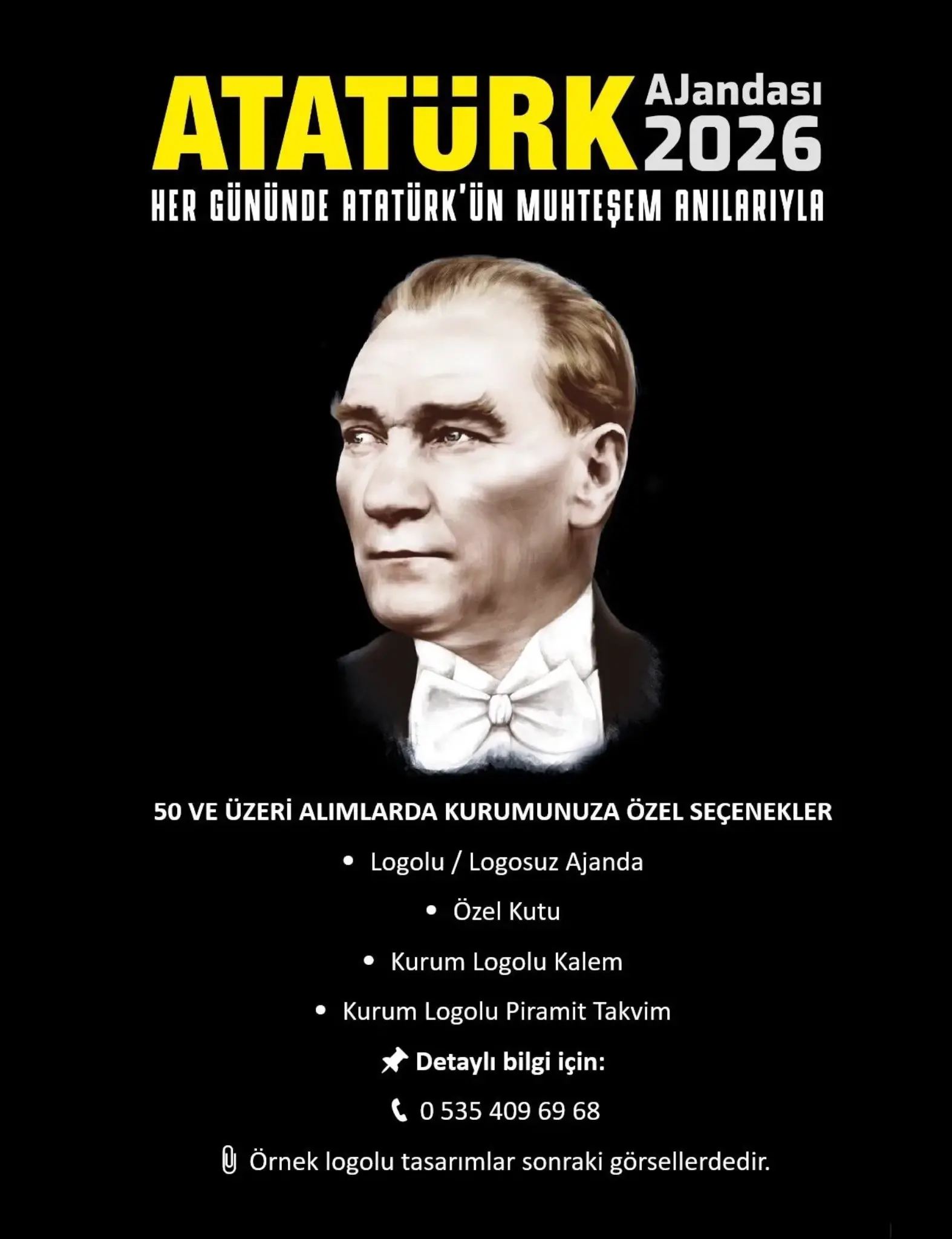 Atatürk Ajandası 2026