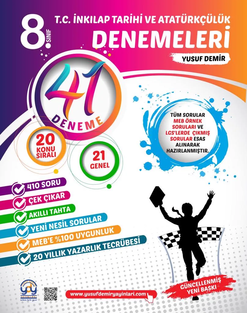 8. Sınıf T.C. İnkılap Tarihi ve Atatürkçülük 41'li Deneme